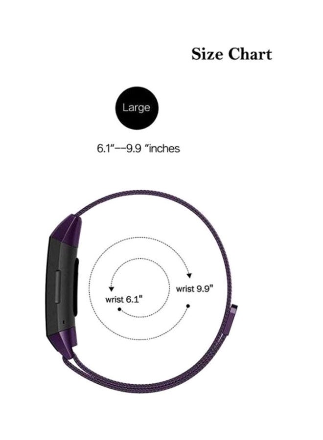 Replacement Band For Fitbit Charge 3 Purple  - Image 4