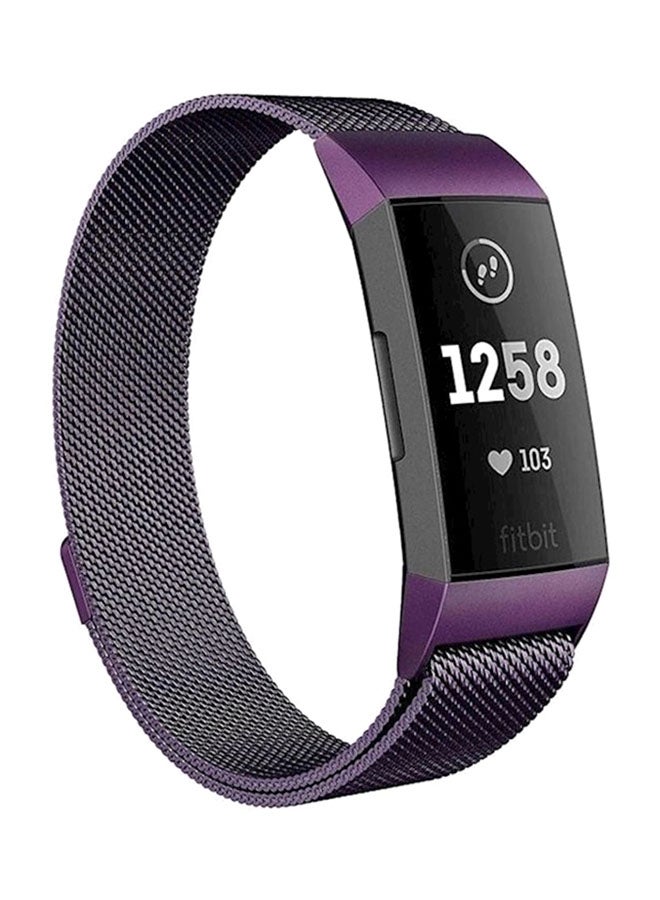 Replacement Band For Fitbit Charge 3 Purple  - Image 1