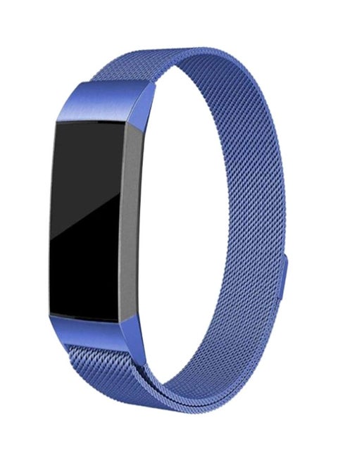 Replacement Stainless Steel Milanese Band For FidgetGear Blue