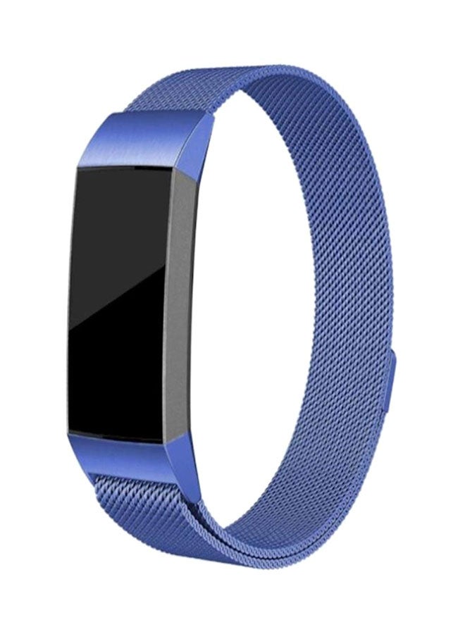 Generic - Replacement Stainless Steel Milanese Band For FidgetGear Blue - Image 1