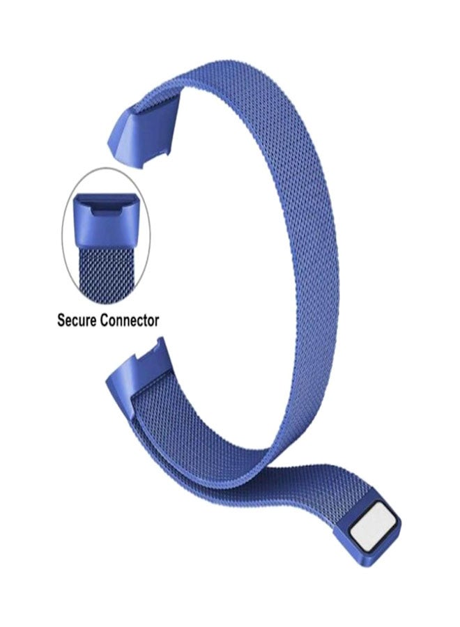 Generic - Replacement Stainless Steel Milanese Band For FidgetGear Blue - Image 1