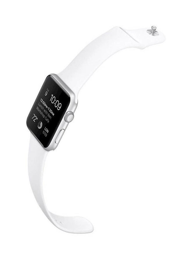 Generic - Watchband for Apple Watch Band 42mm Sport Silicone Rubber Bands for iWatch Series 3 2 1 - Image 1