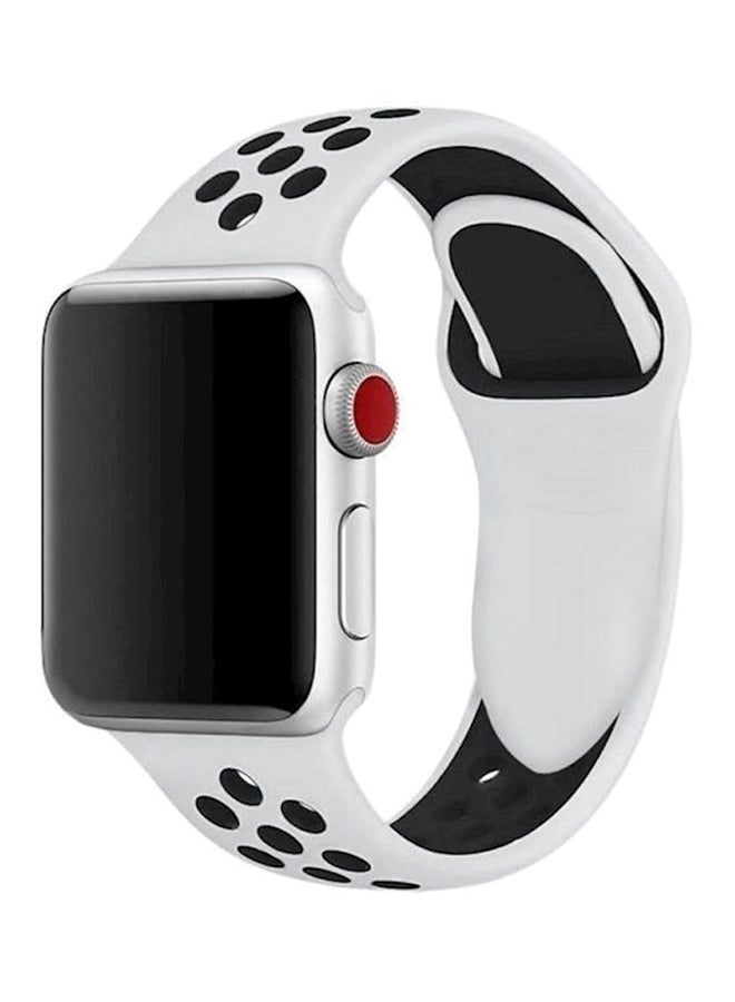 Watch Band For Apple Watch White/Black