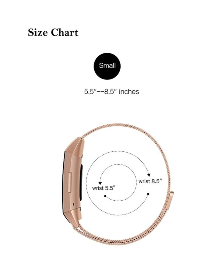 Replacement Band For Fitbit Charge 3 Rose Gold  - Image 4