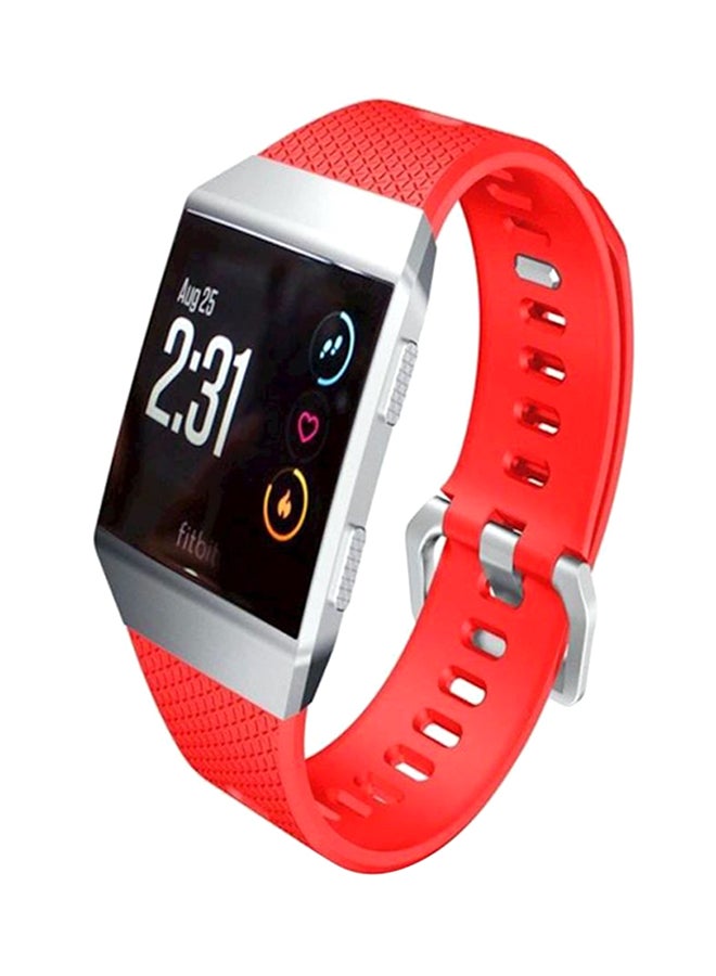 Generic - Fitbit Ionic Large Size Replacement Silicone Smart Watch Band Strap Bracelet Red - Image 1