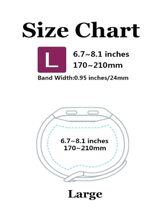 Generic - Fitbit Ionic Large Size Replacement Silicone Smart Watch Band Strap Bracelet Red - Image 1