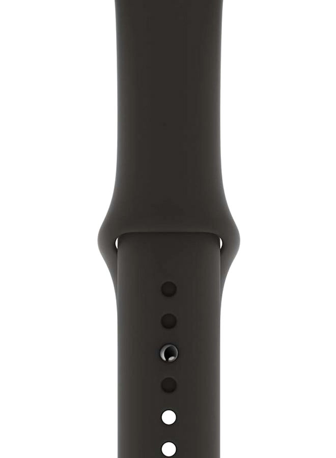 Silicone Replacement Band For Apple iWatch Series 1, 2, 3 And 4 Black - Image 3