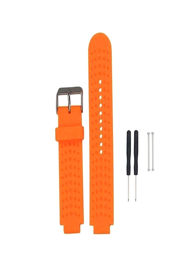 Garmin Forerunner 735Xt, 630, 620, 235, 230, 220 Silicone Smart Watch Band Strap Orange  - Image 2