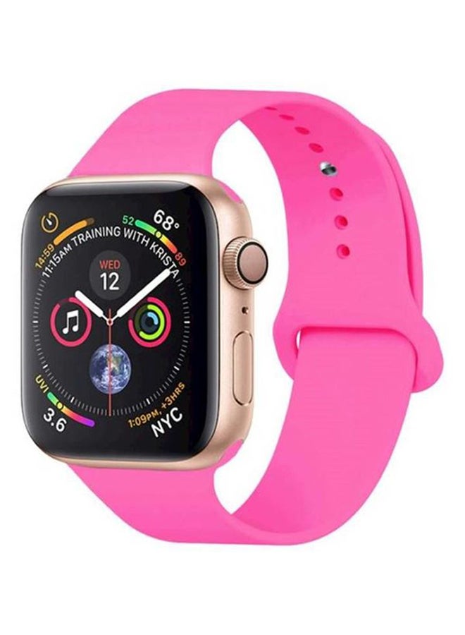 Replacement Strap For Apple iWatch Series 1/2/3/4 42mm Pink