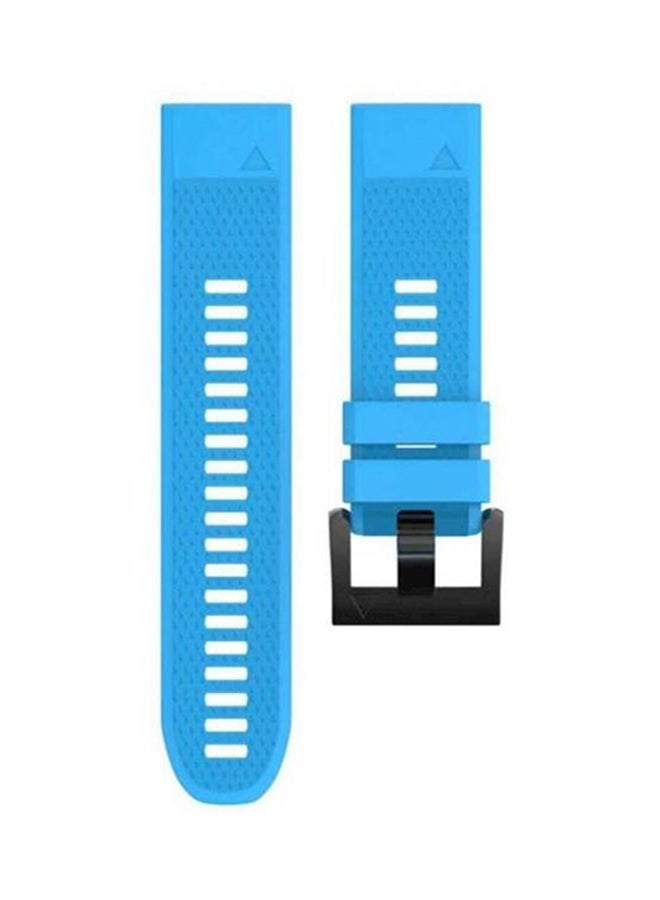 Garmin D2 Delta Premium Silicone Smart Watch Band Wrist Strap Blue
