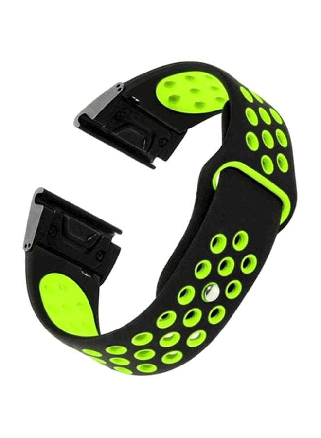Garmin Instinct Premium Silicone Soft Smart Watch Band Strap Green