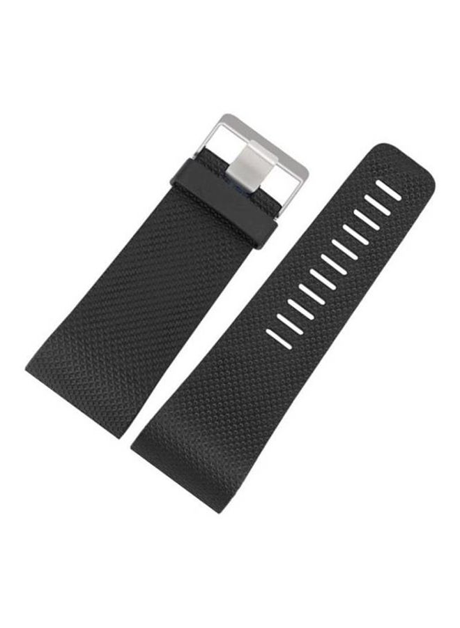 Fitbit Surge Premium Silicone Smart Watch Band Strap Black - Image 1