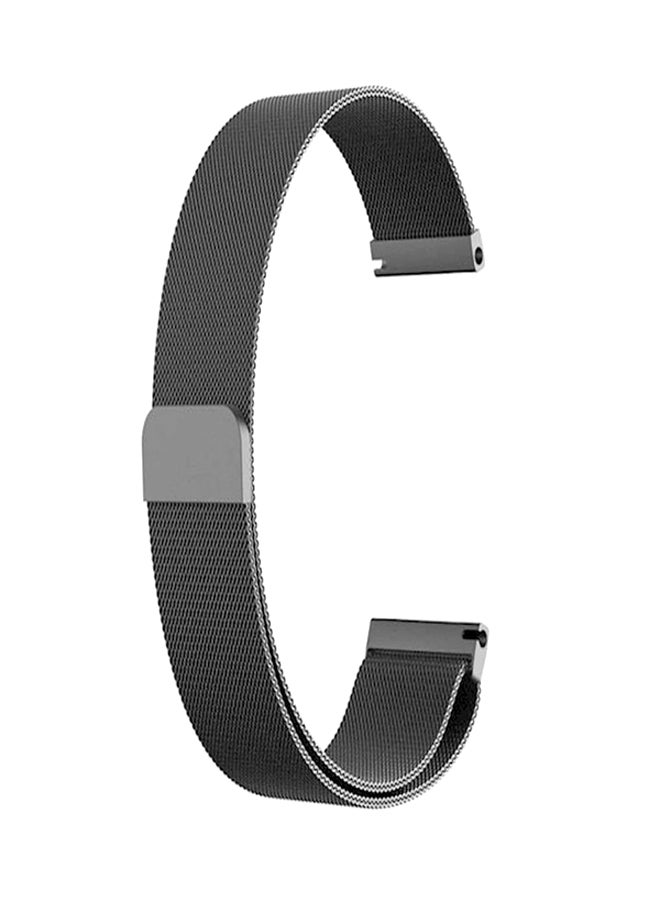 Samsung Galaxy Watch 46Mm Sm R800 Premium Strong Magnetic Lock Stainless Steel Smart Watch Band Strap Black - Image 1