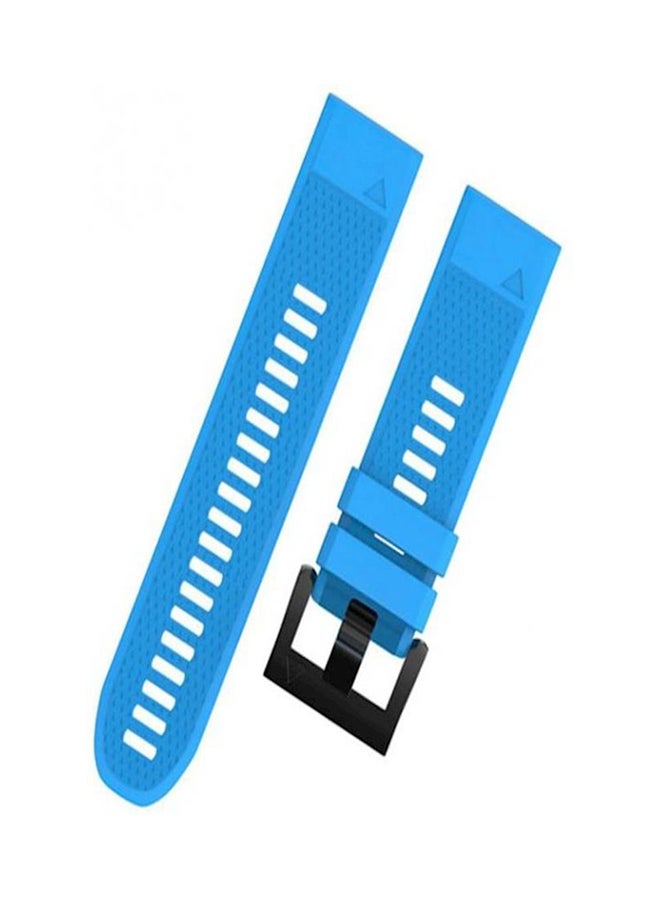 Garmin Descent Mk1 Premium Silicone Smart Watch Band Wrist Strap Blue - Image 1