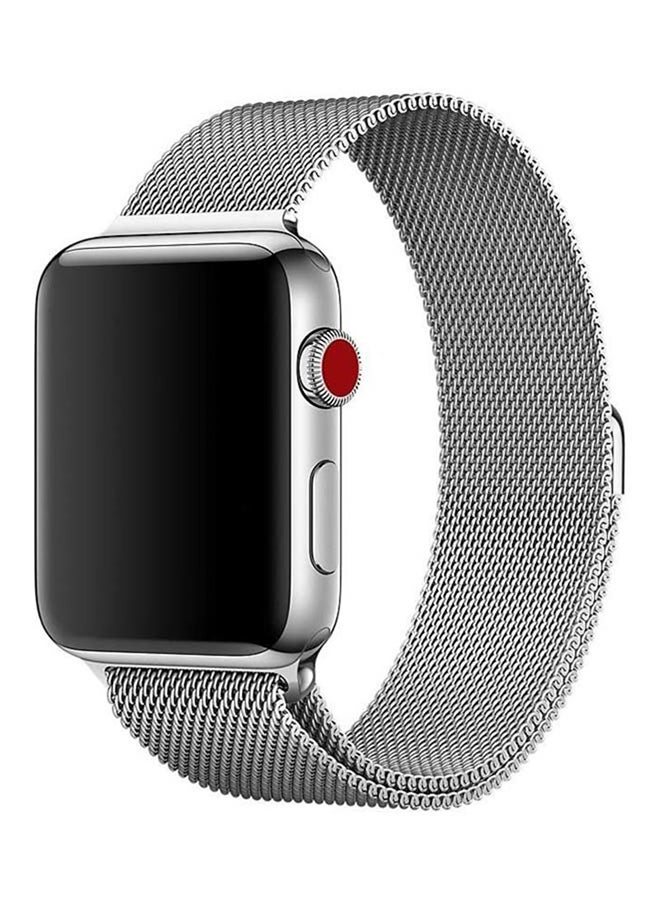 Replacement Band For Apple Watch Series 4 40mm Silver  - Image 2