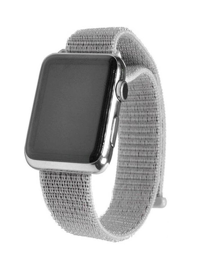 Generic - Replacement Strap For Apple Smart Watch Series 3/2/1 Silver - Image 1