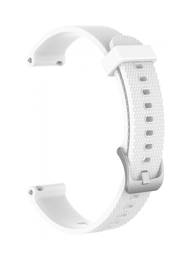 Garmin Vivoactive 3 Music Silicone Smart Watch Band Wrist Strap White  - Image 2