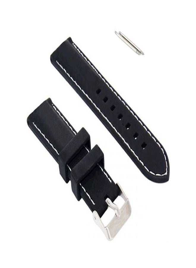 Samsung Galaxy Gear 2 Neo Sm R381 Replacement Resin Bracelet Smart Watchband Black - Image 2