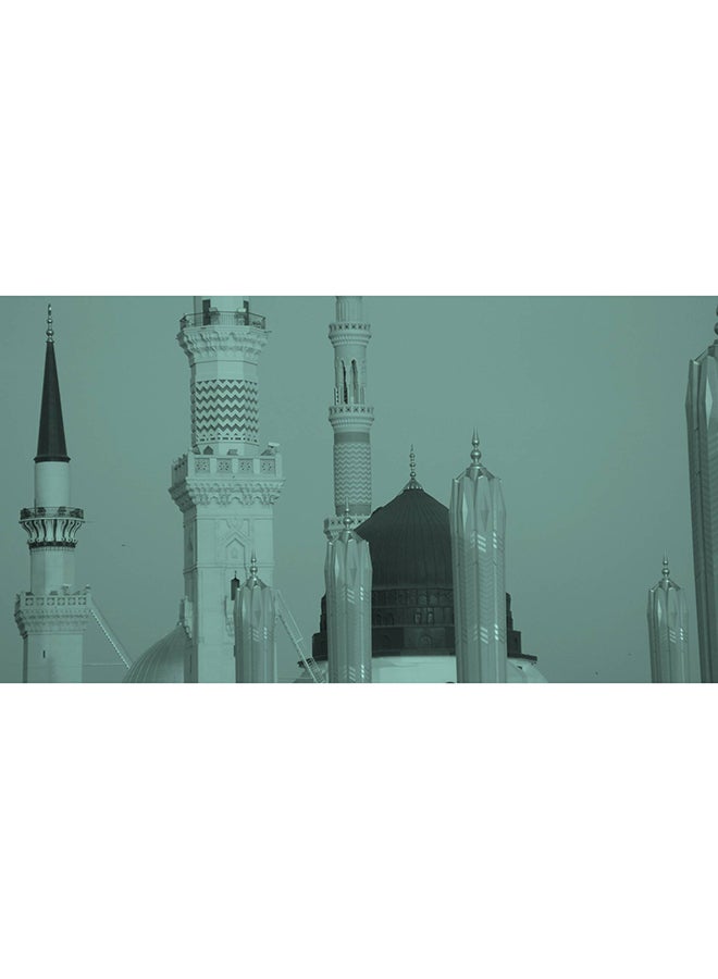 سكينة سجادة صلاة منارة المسجد النبوي متعدد الألوان 120x70سم - Image 2