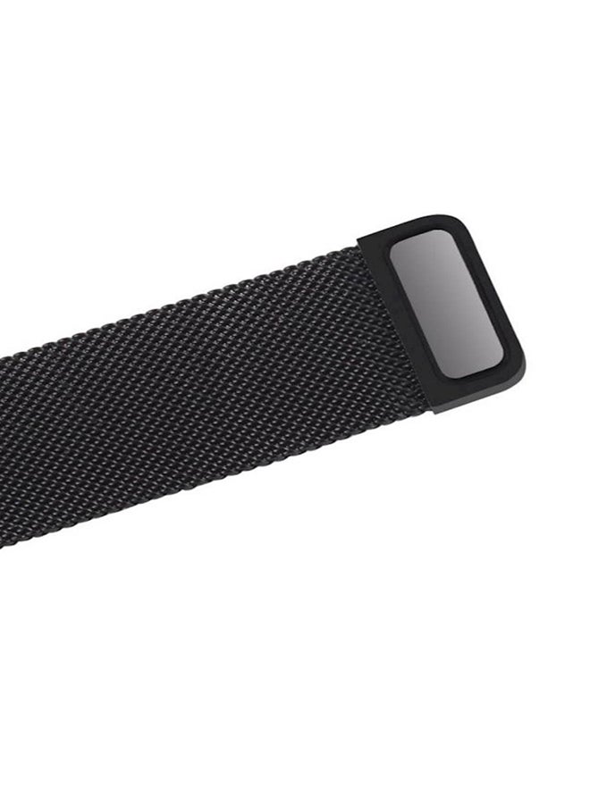 Generic - Stainless Steel Milanese Loop Strap For Apple Watch Black - Image 1