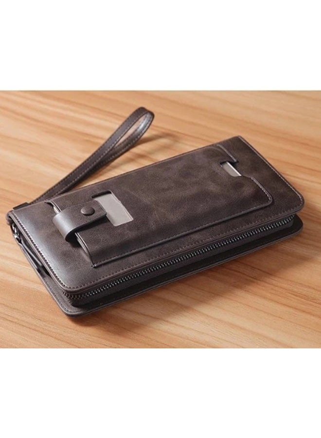 Generic Casual Leather Wallet Dark Brown  - Image 3
