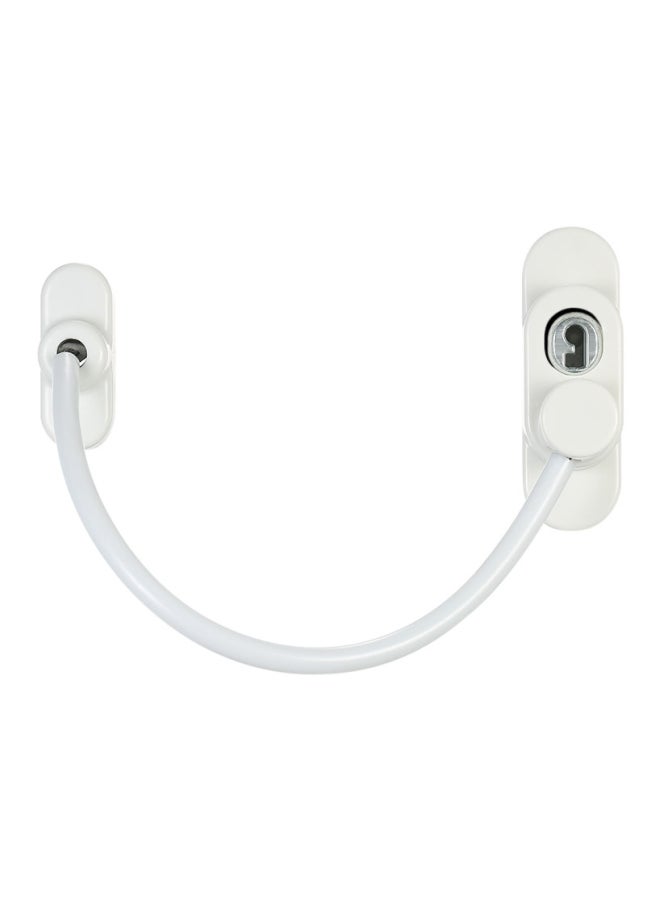 Generic Door Cable Lock White 17cm  - Image 1