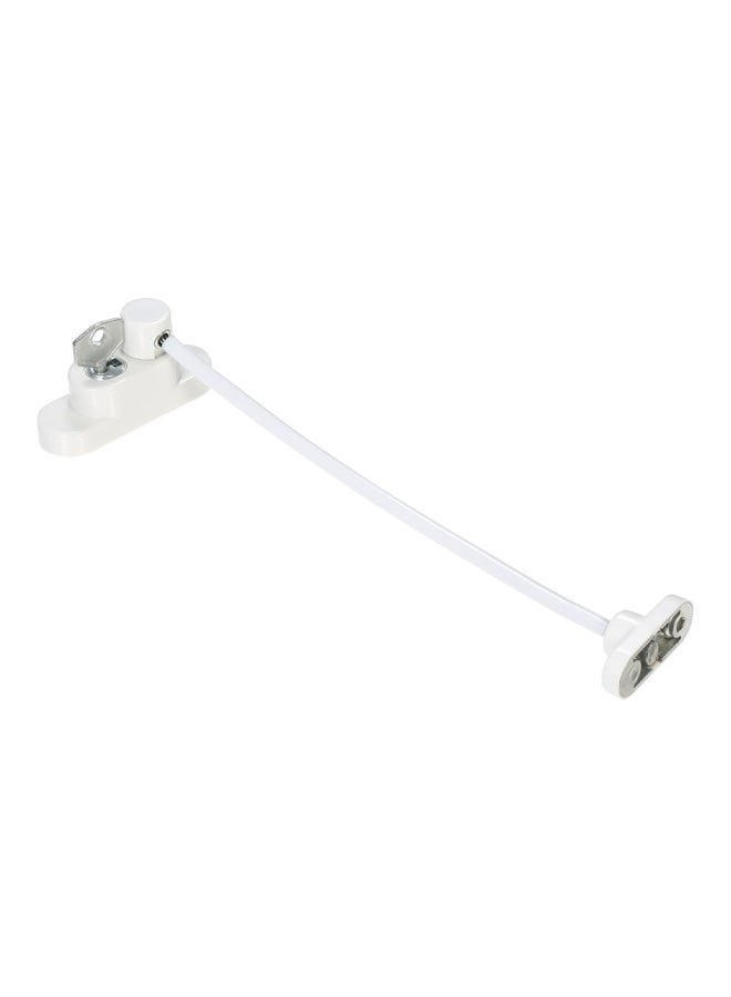 Generic Door Cable Lock White 17cm  - Image 2