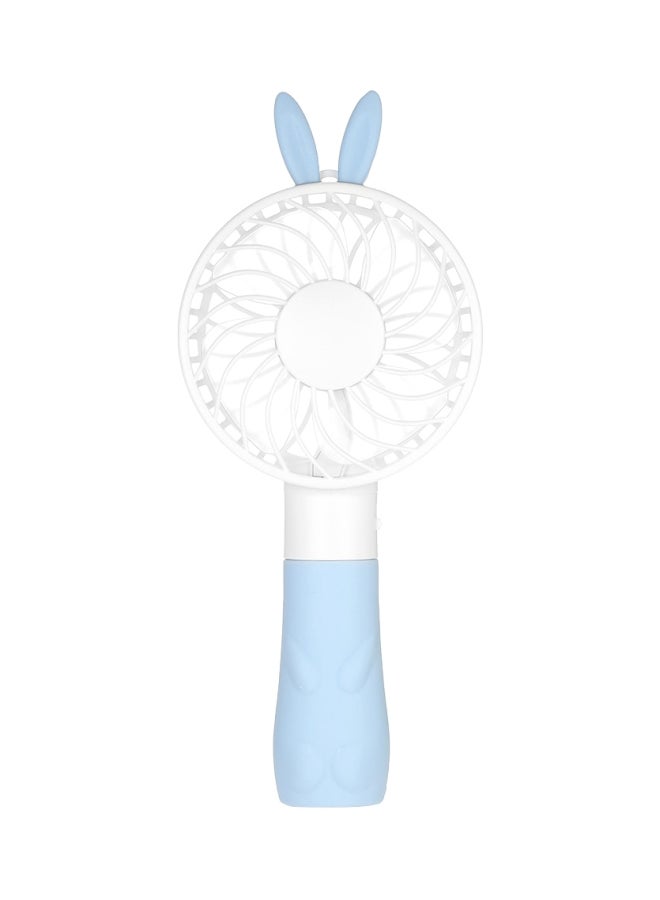 USB Rechargeable Fan H18723BL Blue/White - Image 1