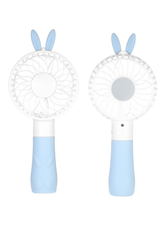USB Rechargeable Fan H18723BL Blue/White - Image 3