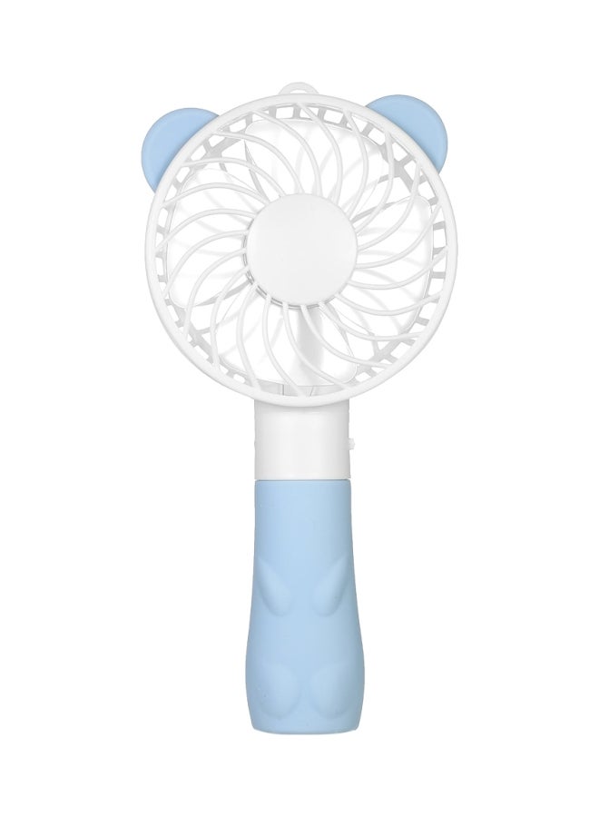 USB Rechargeable Fan H18726BL Blue/White - Image 2