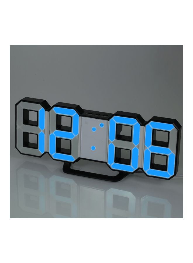 Multifunctional Digital Alarm Clock Blue/Black/White 8.35x1.4x3.3inch  - Image 3