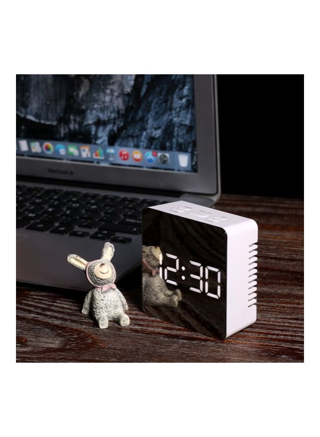 dodocool - Multifunctional Digital Alarm Clock Black/White 11cm - Image 1