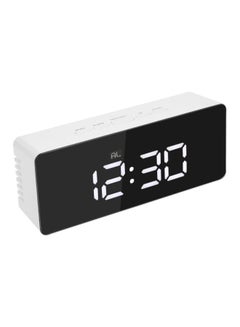 dodocool Multifunctional Digital Alarm Clock Black/White 5.4x2.16x1.34inch  - Image 1