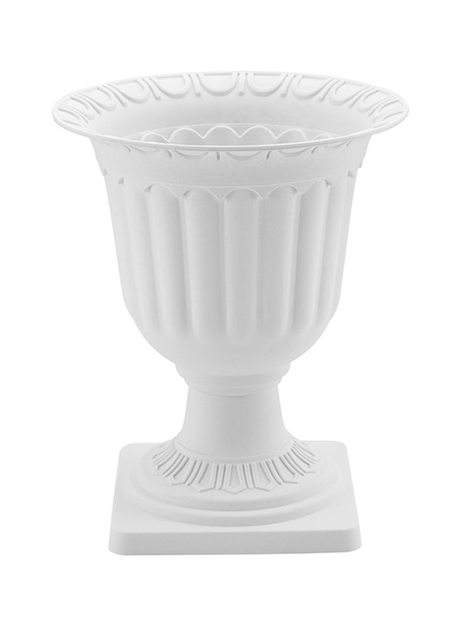 Plastic Garden Flower Pot White - Image 1