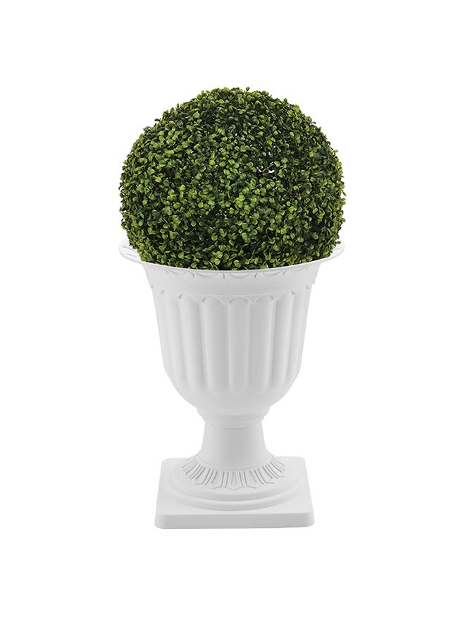 Plastic Garden Flower Pot White - Image 2