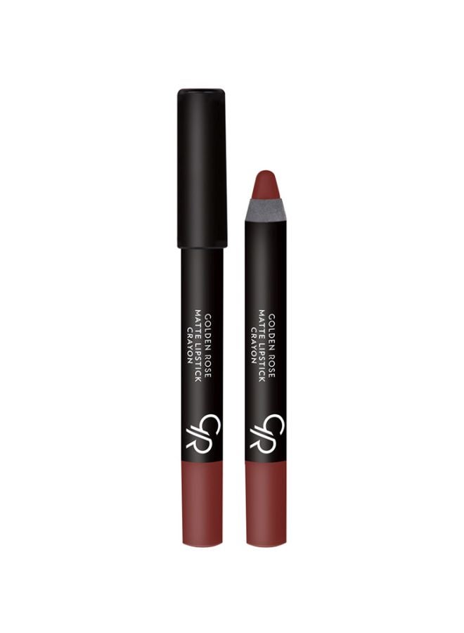 Golden Rose Matte Lipstick Crayon 01 Brown  - Image 1