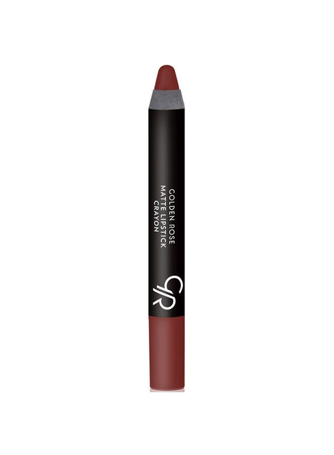 Golden Rose Matte Lipstick Crayon 01 Brown  - Image 2