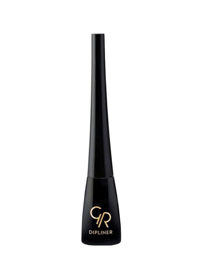 Golden Rose Dipliner Liquid Eyeliner Black  - Image 1