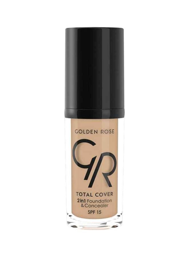 Golden Rose - Total Cover 2-In-1 Foundation And Concealer SPF 15 06 Taupe - Image 1
