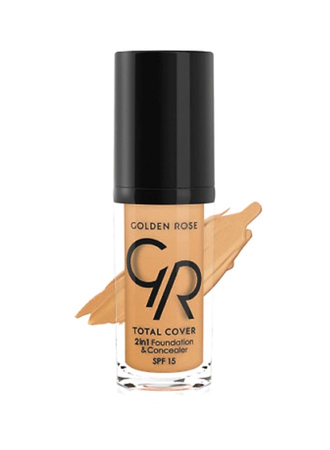 Total Cover 2-In-1 Foundation And Concealer SPF 15 07 Naturel