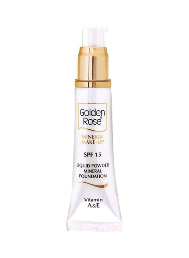 Golden Rose - Liquid Powder Mineral Foundation With SPF 15 6 - Image 1