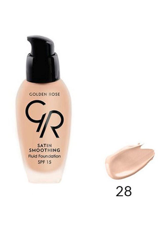 Golden Rose Satin Smoothing Fluid Foundation 28  - Image 2