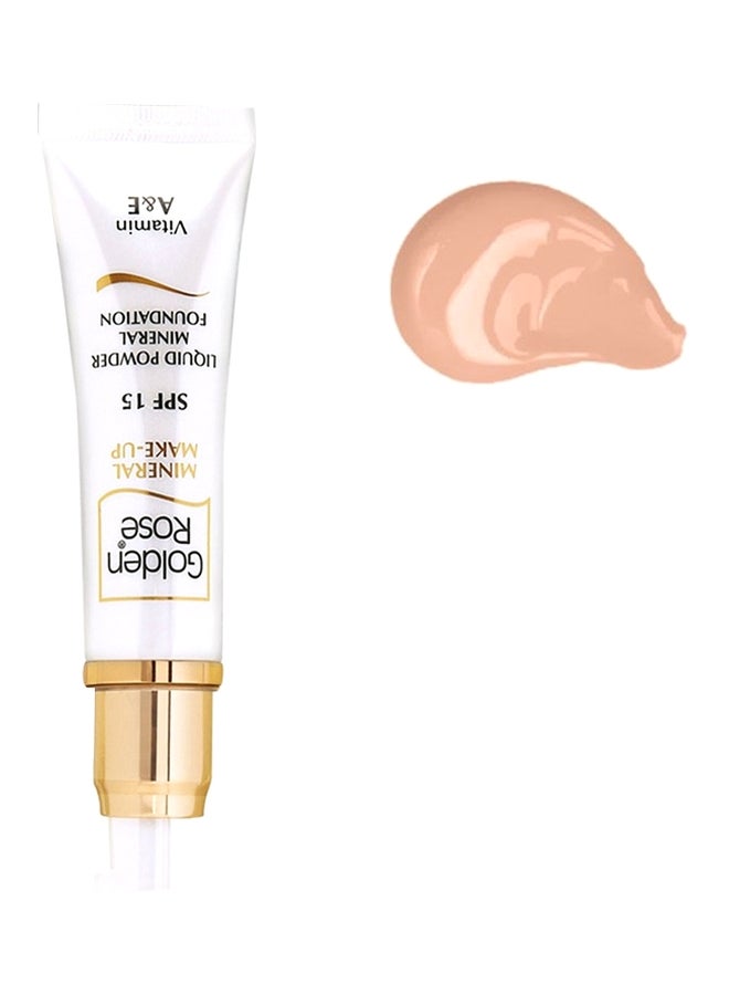 Golden Rose - Liquid Powder Mineral Foundation With SPF 15 6 - Image 1