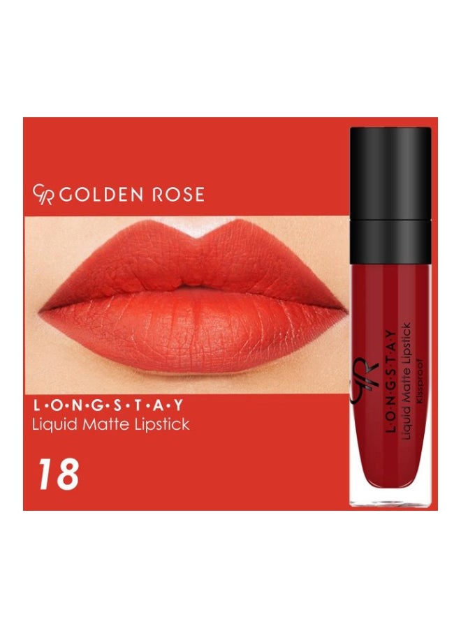 Golden Rose - Longstay Liquid Matte Lipstick 18 - Image 1