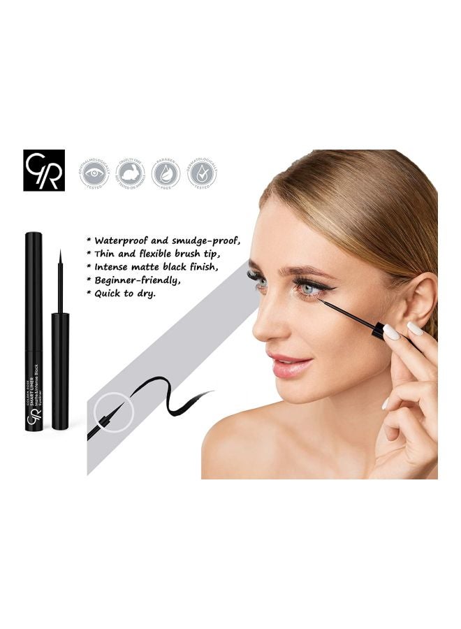 Golden Rose Matte Intense Eyeliner Black  - Image 2