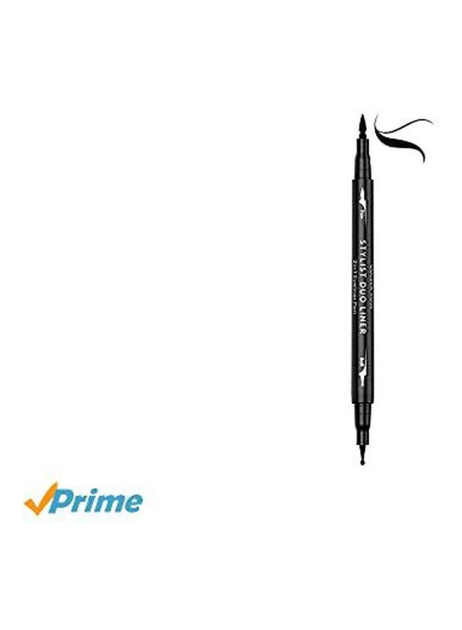 Golden Rose Stylist Duo Liner 2 in 1 Eyeliner Pen Black - Image 2