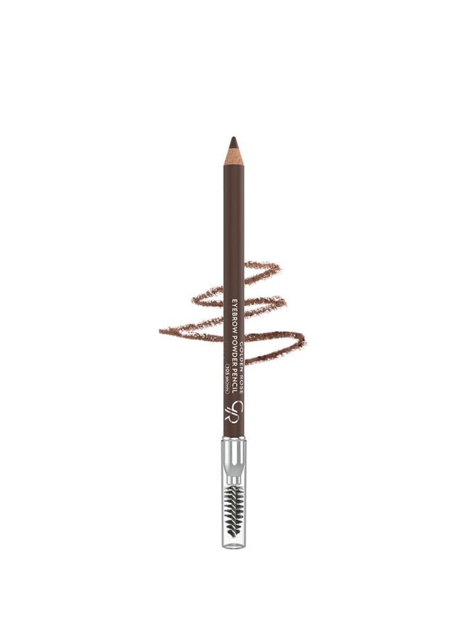Golden Rose Long Lasting Eyebrow Powder Pencil 105 Brown  - Image 2