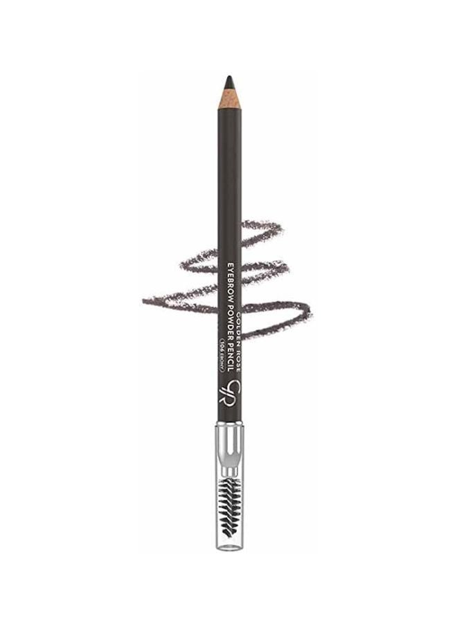 Golden Rose Long Lasting Eyebrow Powder Pencil 106 Ebony  - Image 2