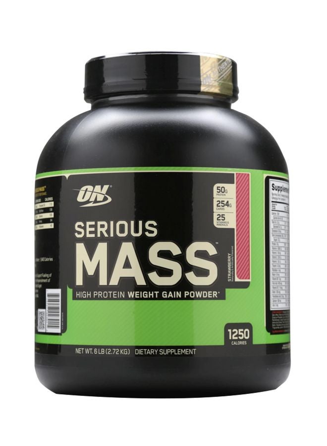 Optimum Nutrition Serious Mass High Protein - Strawberry - 2.72 Kg  - Image 1