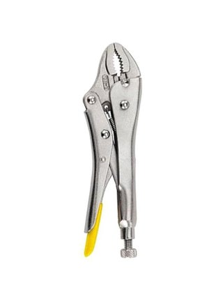 Curved Jaw Locking Plier Silver/Yelow 9inch - v1587493415/N24054405A_1